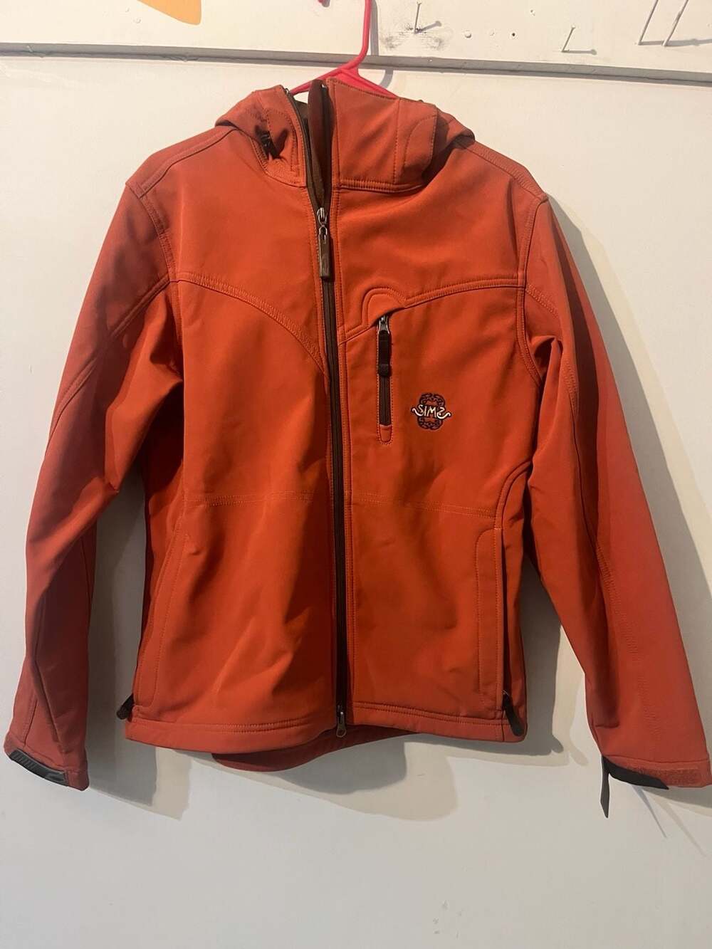 003-0048 Sims Fishing Products Women's Softshell Fleece Lined Full-Zip Hooded Ja